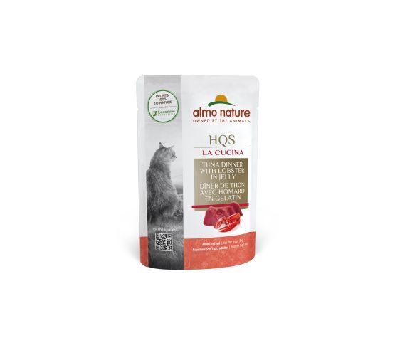 ALMO NATURE - HQS La Cucina - Tuna &amp; Lobster in jelly, Format: 55g