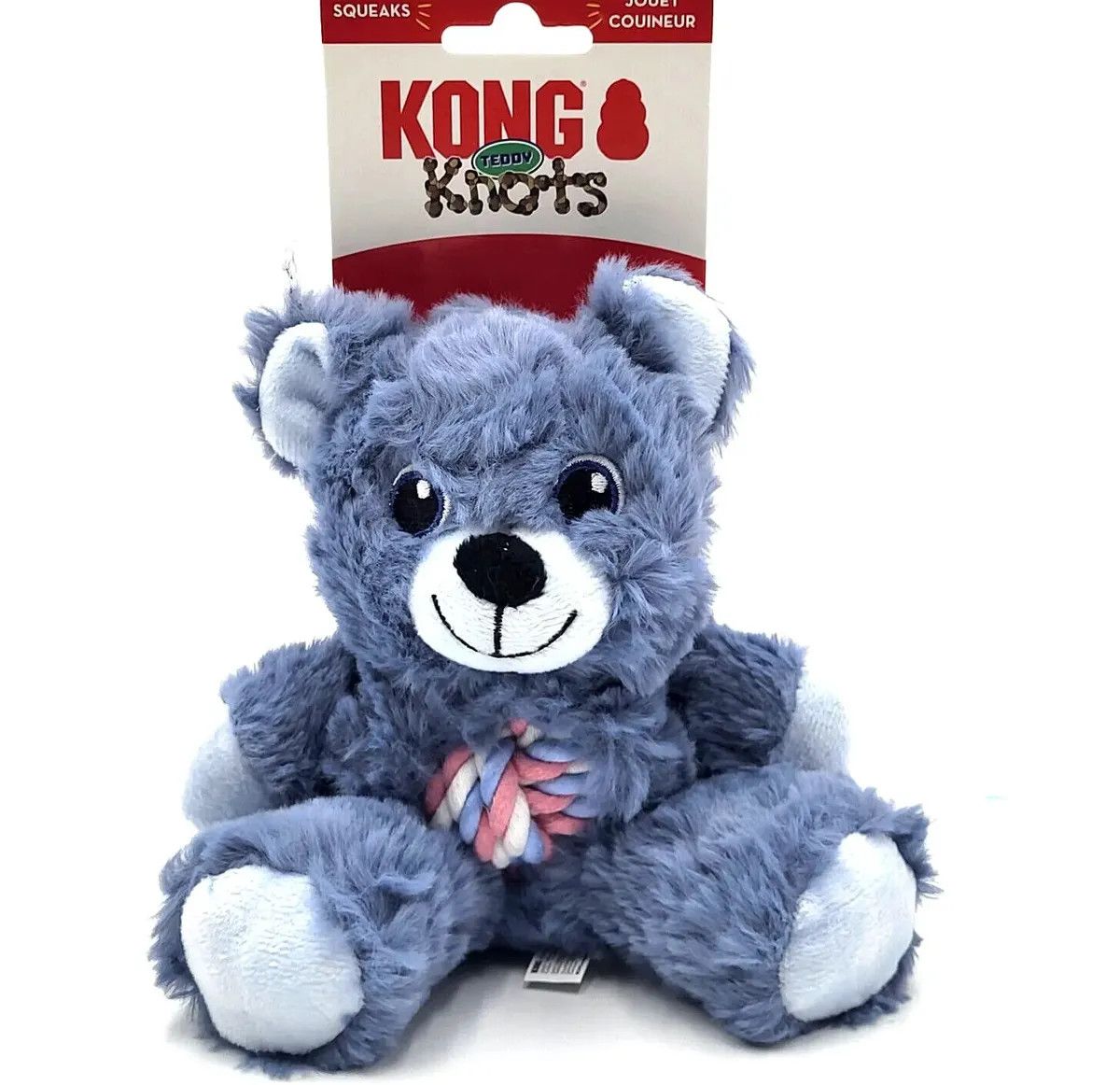 KONG - &quot;Knots&quot; Teddy plush, Size: Petit, Color: Assortis