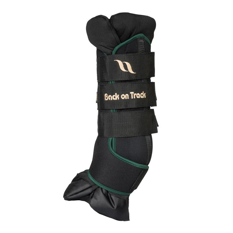 BACK ON TRACK - Deluxe Hunter Green Quick Wraps, Size: Small