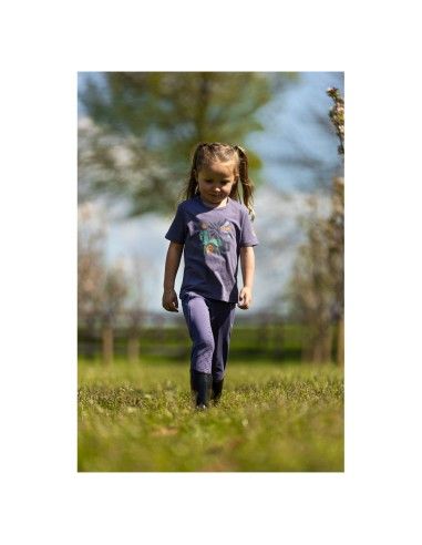 BR EQUESTRIAN - Mini Collection Kids T-Shirt, Size: 104 (4-5 ans), Color: Cadet