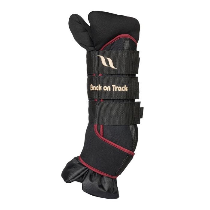 BACK ON TRACK - Deluxe Wine Red Quick Wraps, Size: Small