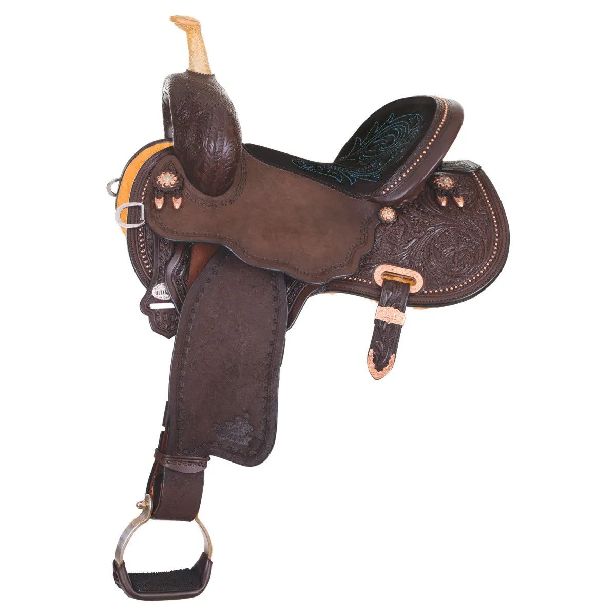CIRCLE Y - MJ79 Josey Ultimate Cash Western Saddle, Size: 14, Color: Chocolate