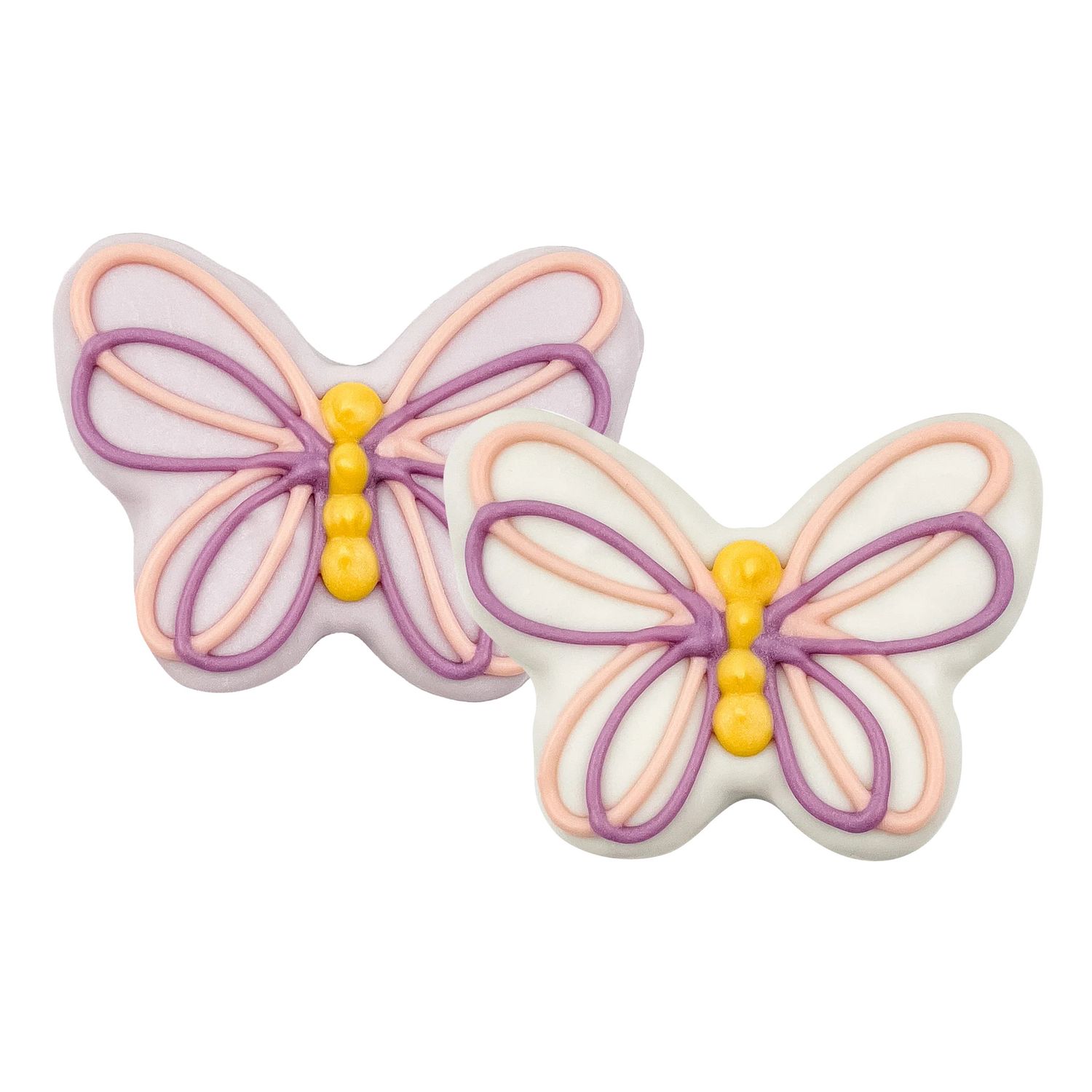 BOSCO &amp; ROXY&#39;S - Just Fluttering Around Handmade Spring Cookies, Color: Pastel