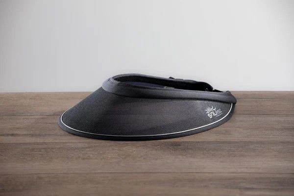 Soless - Black Visor with silver trim, Color: Argent