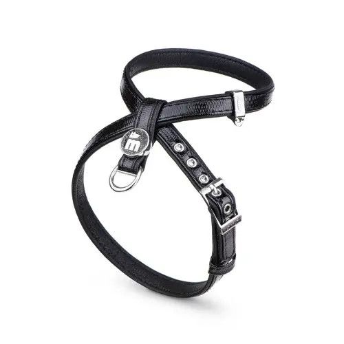 MYFAMILY - Black Saint Tropez X-Harness, Size: 3XSmall