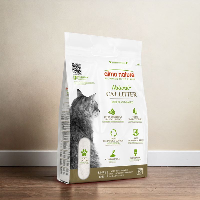 ALMO NATURE - Clumping Ultra-Fine Natural Texture Cat Litter