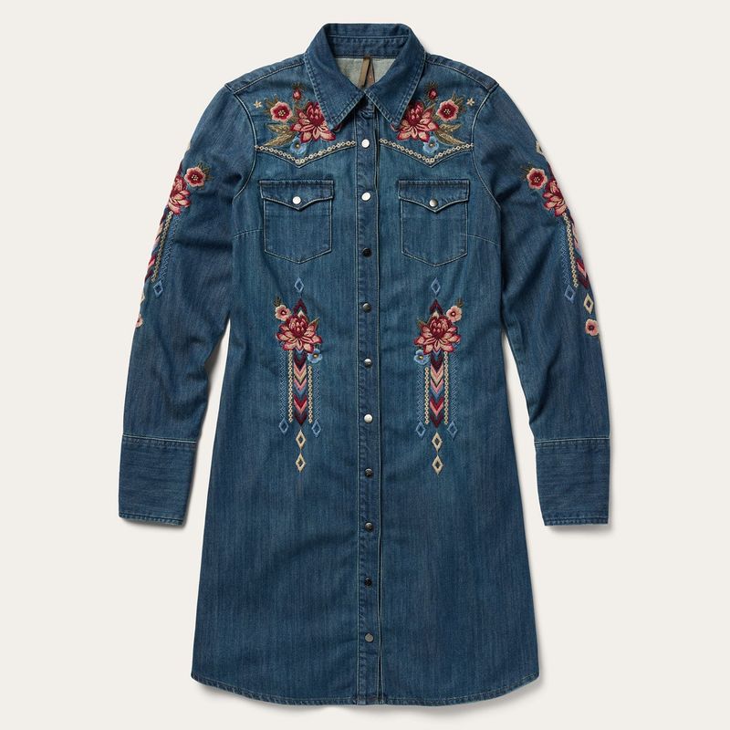 STETSON - Lavish Denim Shirt Dress