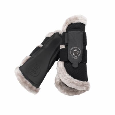 ESKADRON - Tendon Boots Mesh Faux Fur Platinum