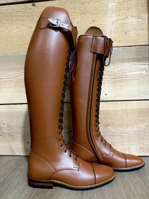 PETRIE - Tall Boots Florence Laced Cognac