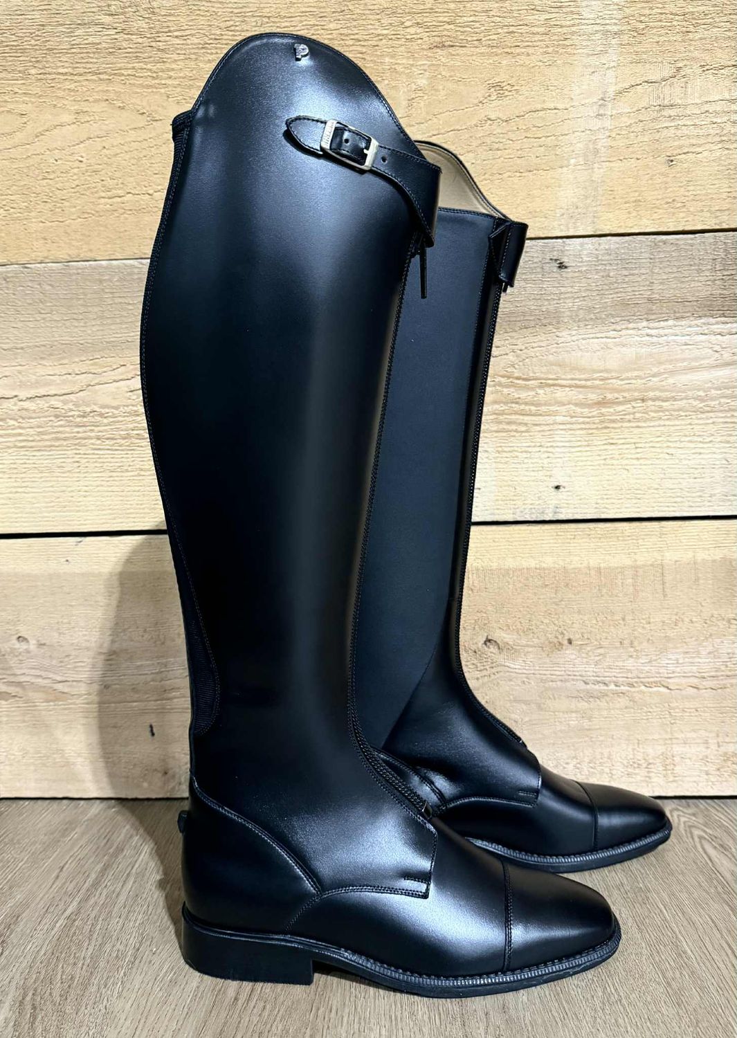 PETRIE - Tall Boots Verona Black with Sole Black