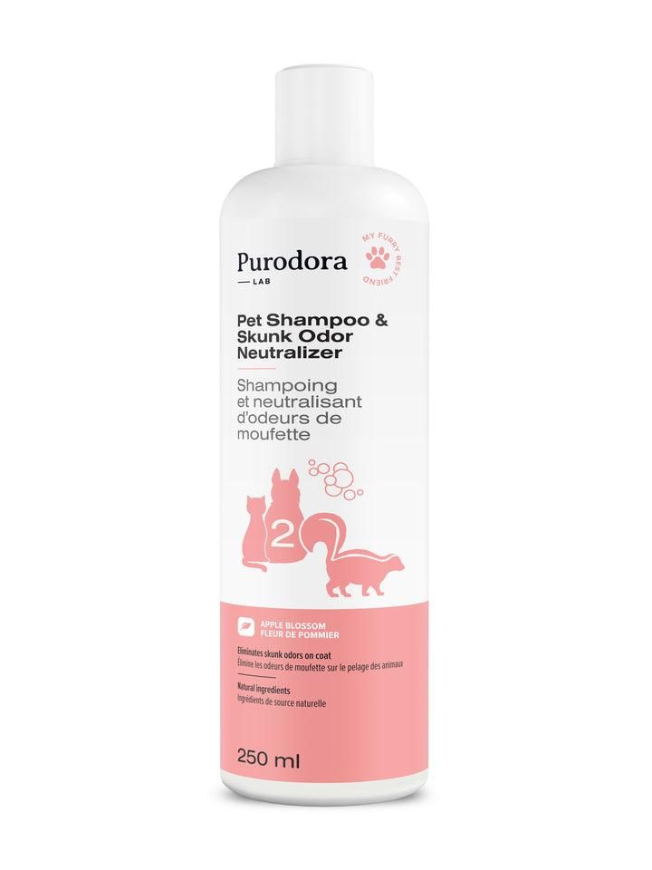 PURODORA LAB - Pet Shampoo and Skunk Odor Neutralizer, Format: 250ml