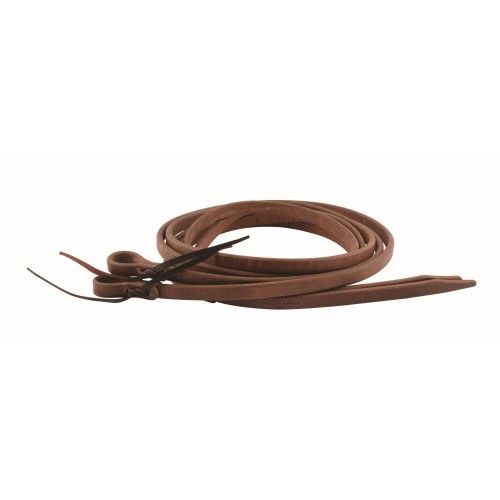 WESTERN RAWHIDE - Rênes longues en cuir Latigo ties 8pi, Grandeur: 5/8po
