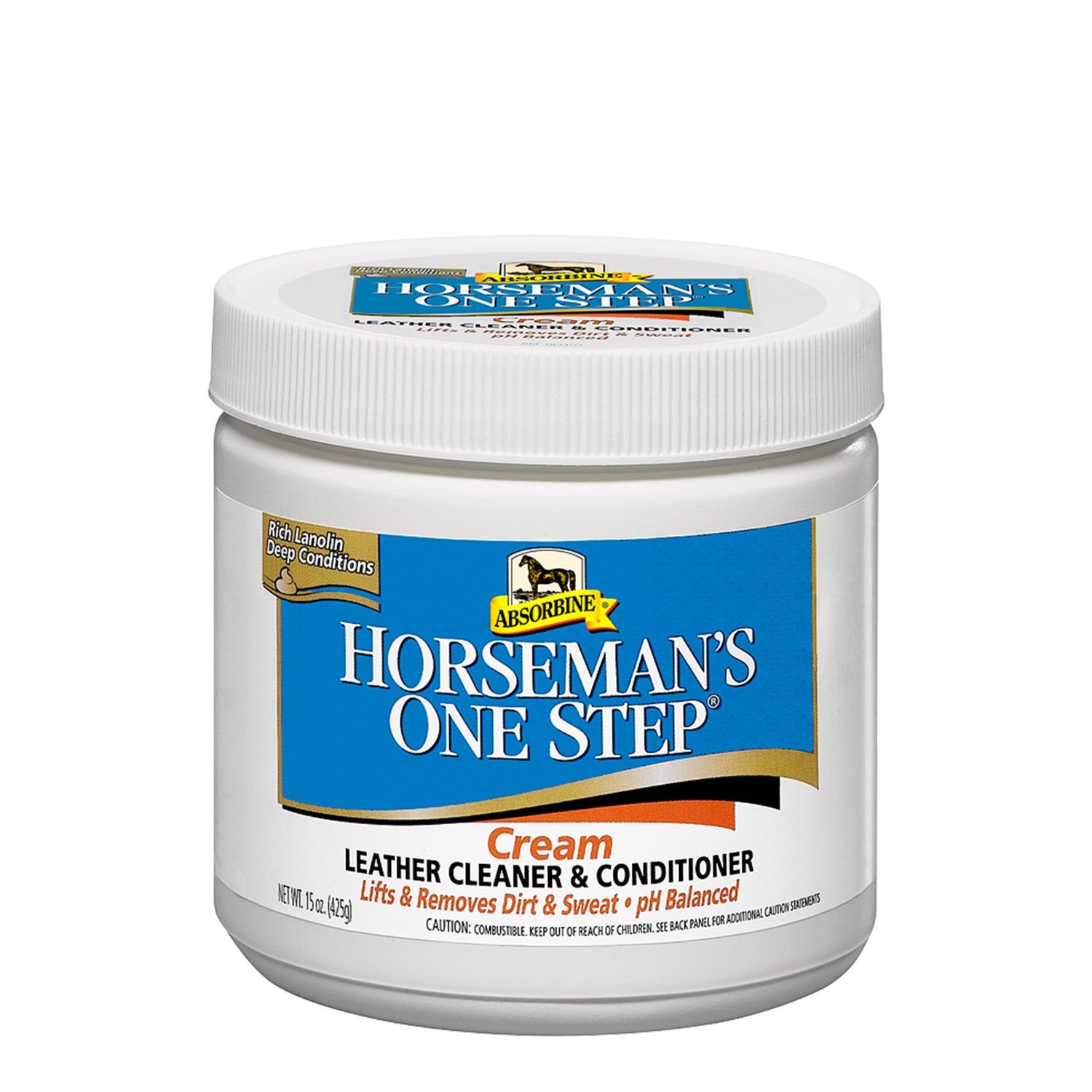 ABSORBINE - Horseman&#39;s One Step Leather Cleaner &amp; Conditioner, Format: 425g