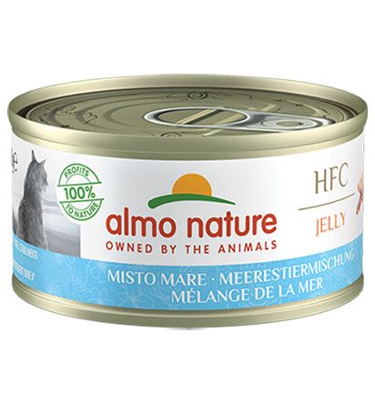 ALMO NATURE - HQS Natural Mix Seafood in Broth, Format: 70g