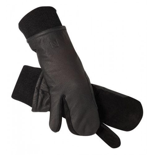 SSG - Insulated riding mittens, Color: Noir, Size: 5