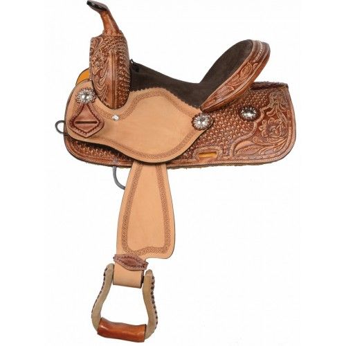 COUNTRY LEGEND- Legend Harley western saddle for kids, Size: 12&quot;