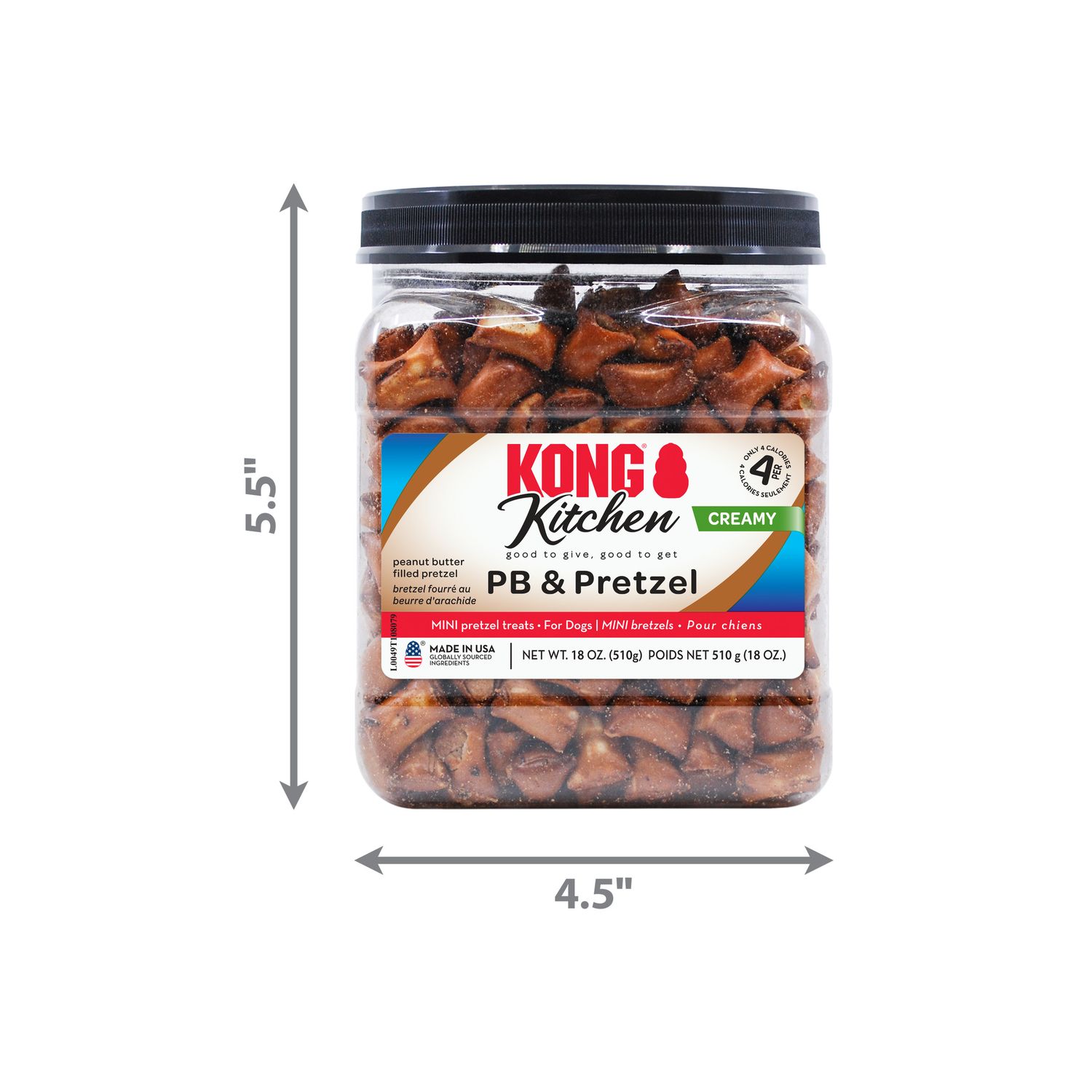 Kitchen Creamy Pretzel, Flavor: Beurre d&#39;Arachide, Format: 510g