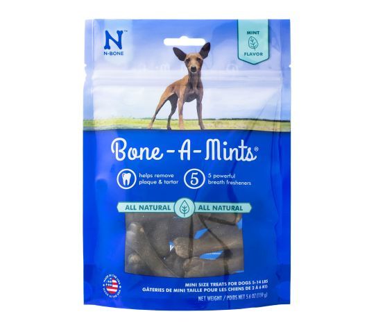 N-BONE - Bone-A-Mints Natural Dental Bones (Bag), Format: Mini (16x)