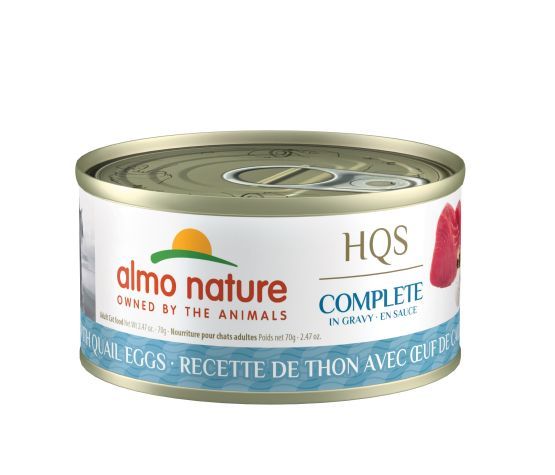 ALMO NATURE - HQS Complete - Tuna &amp; Quail Egg in Gravy, Format: 70g