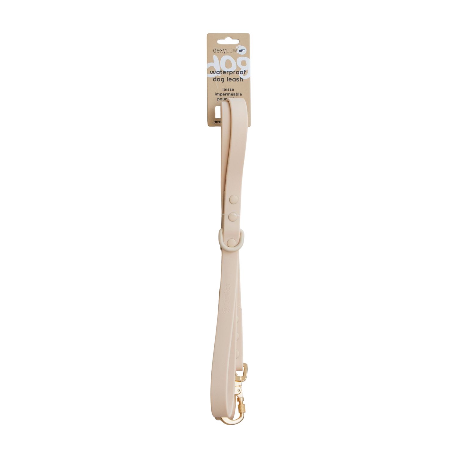 DEXYPAWS - Nude Waterproof Dog Leash, Size: 5pieds