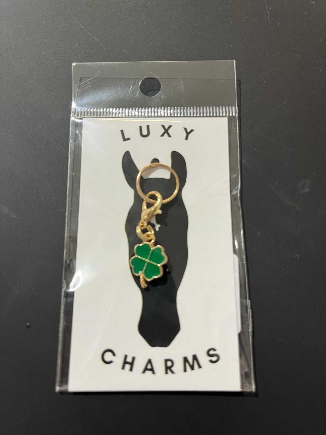 LUXY CHARMS - 4-Leaf Clover, Color: Vert