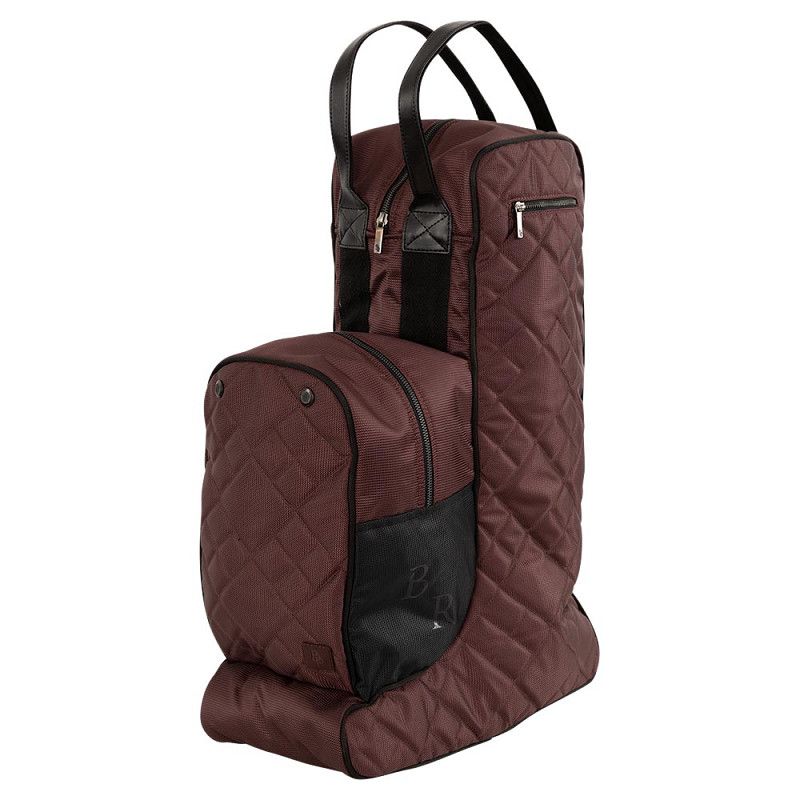 BR EQUESTRIAN - Combo Fudge Boot Bag, Color: Fudge, Size: One Size