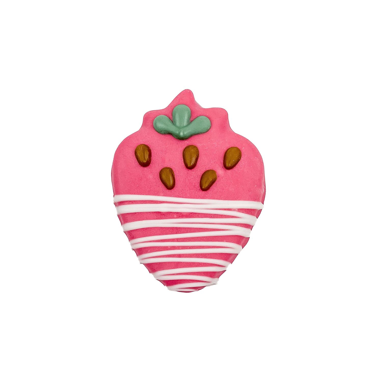 BOSCO &amp; ROXY&#39;S - Strawberry Handmade Valentine&#39;s Day Cookies, Color: Rose