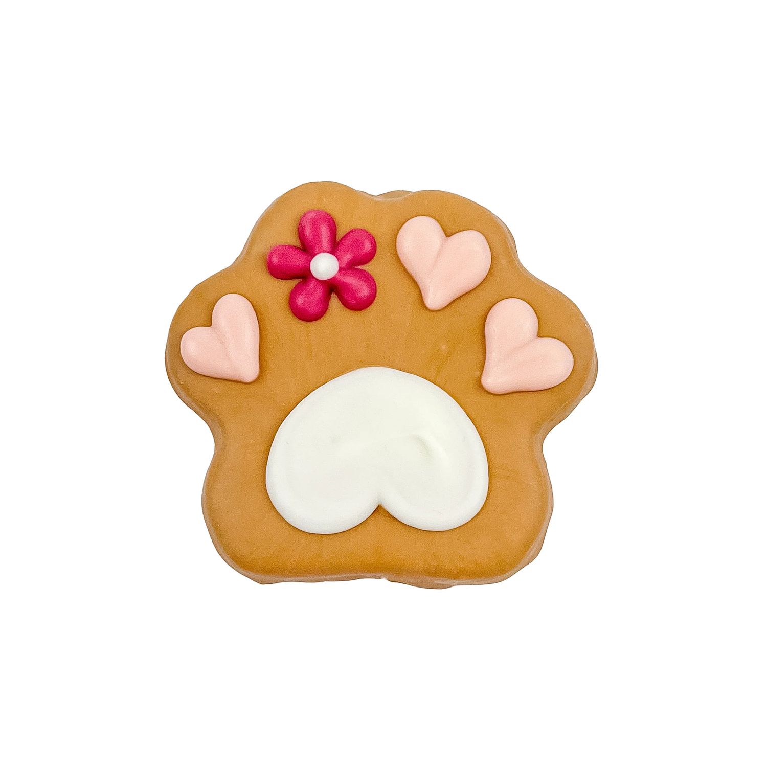 BOSCO &amp; ROXY&#39;S - Flower Paw Handmade Valentine&#39;s Day Cookies, Color: Rose