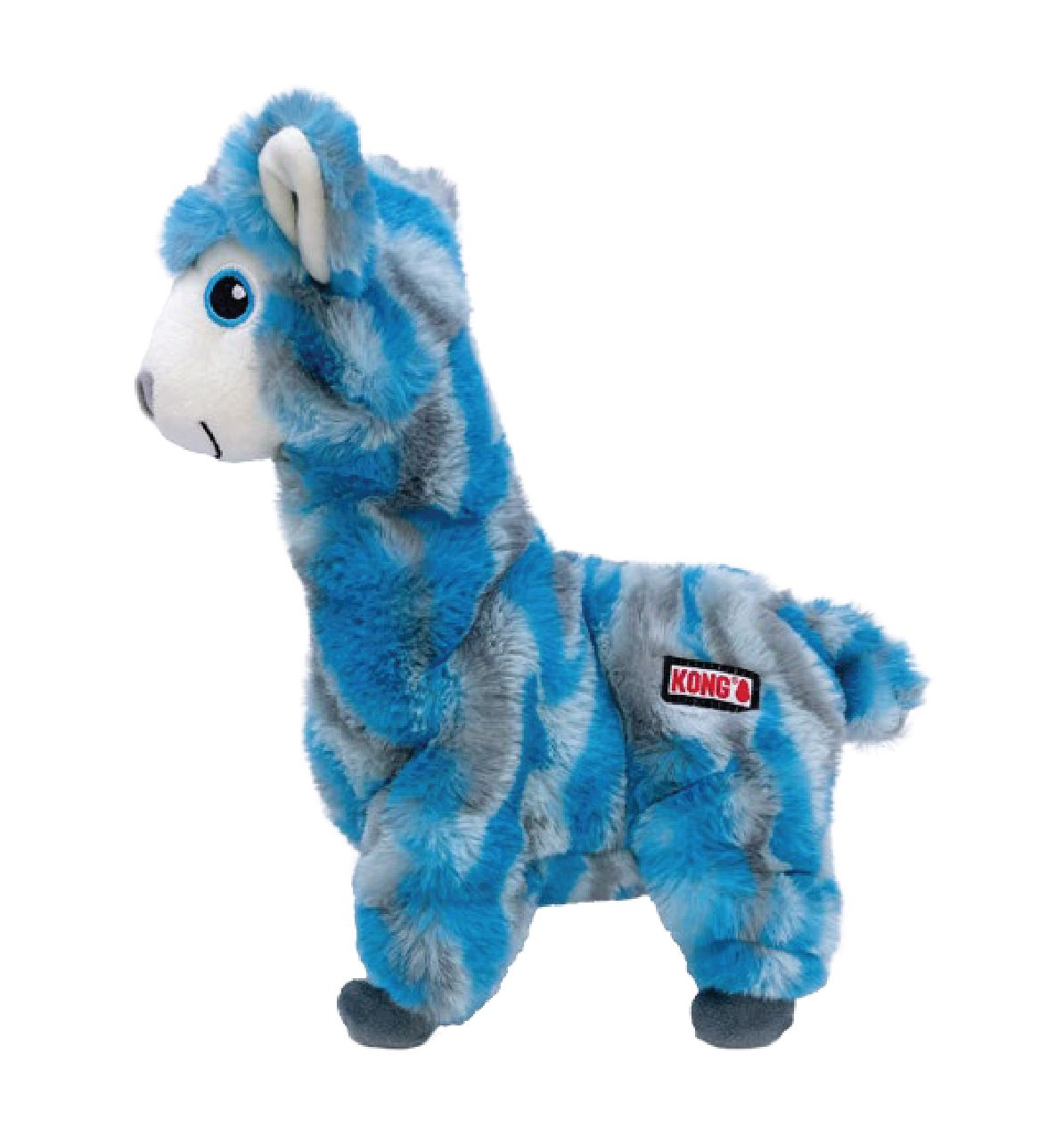 KONG - Low Stuff Stripes Llama plush, Size: Medium