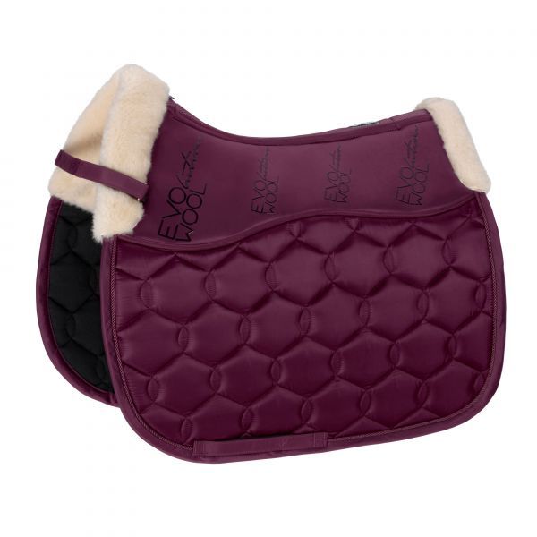 ESKADRON - Glossy Evo Wool Saddle Pad, Color: Blackberry