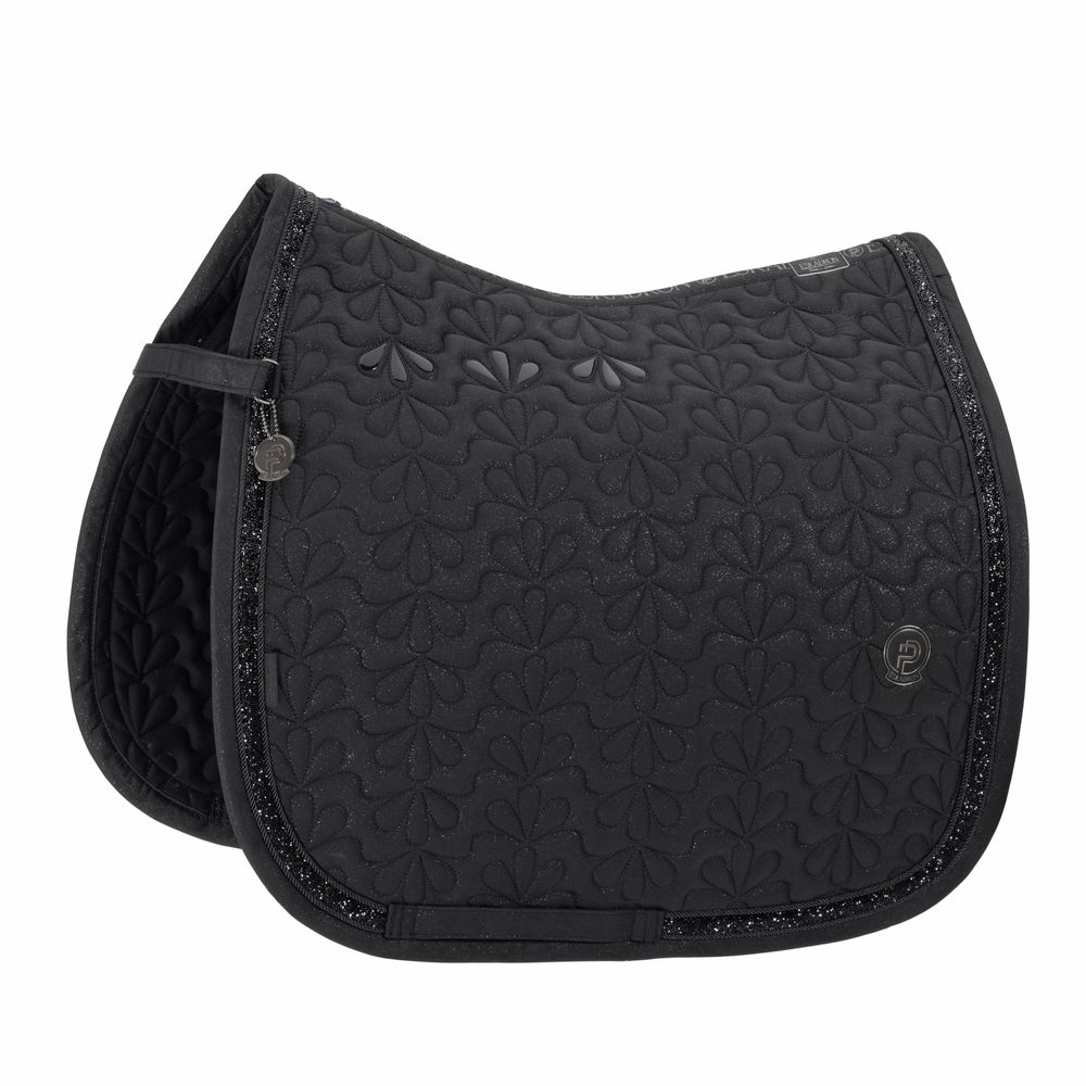 ESKADRON - Saddle pad Sparkle Jewel Platinum Jump Noir, Size: Full