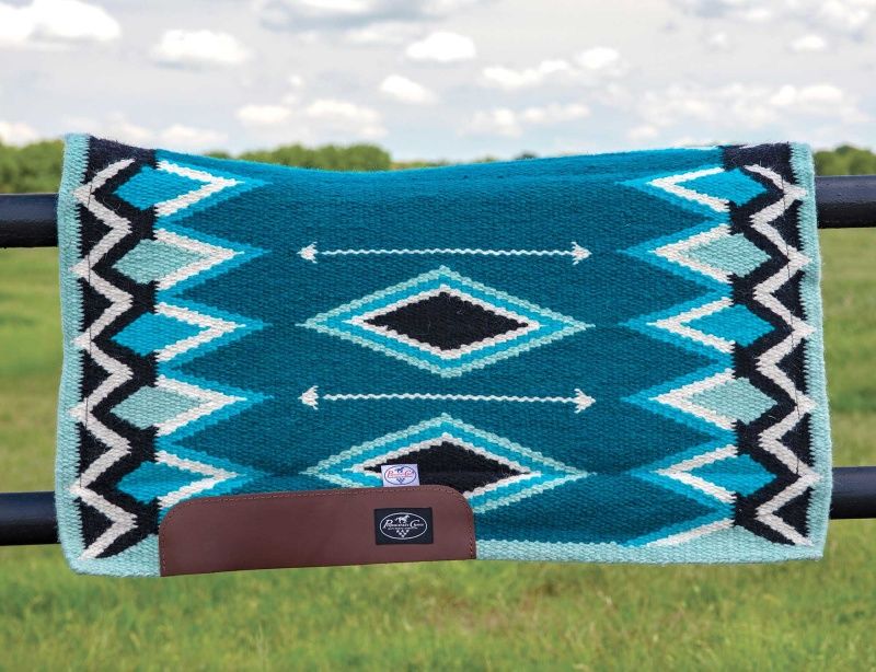 PROFESSIONAL&#39;S CHOICE - Jalepeno Deep Sea Western Saddle Pad, Size: 30 x 34