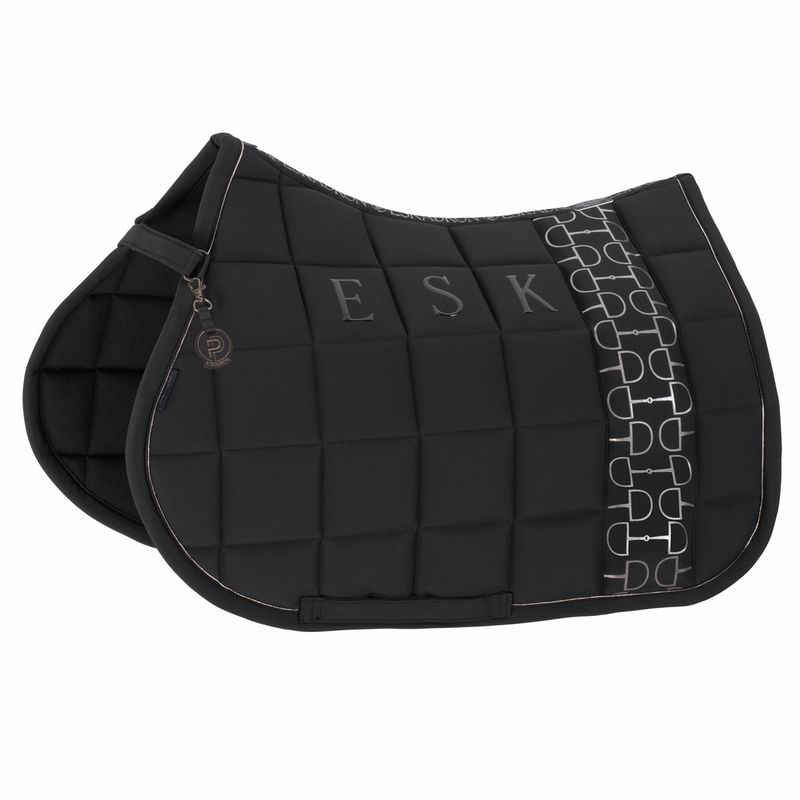 ESKADRON - Saddle Pad Big Square Softshell Platinum Jump Black