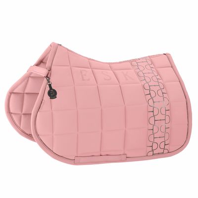 ESKADRON - Saddle Pad Big Square Softshell Platinum Jump Soft Rouge Rose