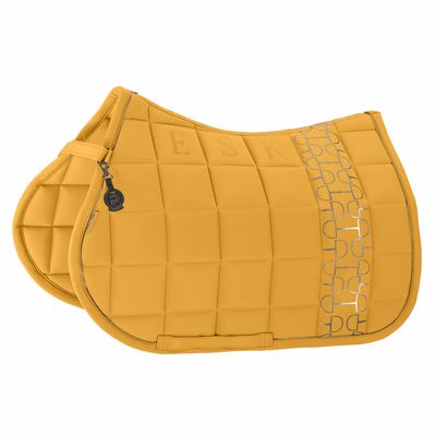ESKADRON - Saddle Pad Big Square Softshell Platinum Jump Golden Yellow