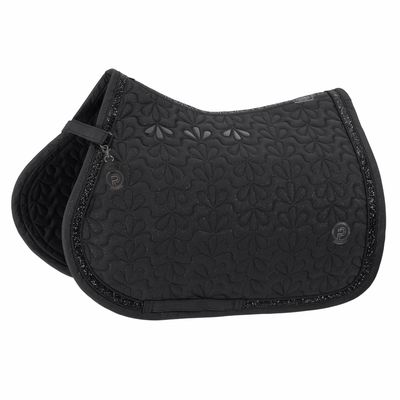 ESKADRON - Saddle pad Sparkle Jewel Platinum Jump Noir