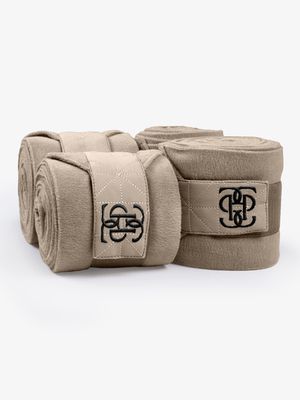 PS OF SWEDEN - Diamond Quilt Polo Latte