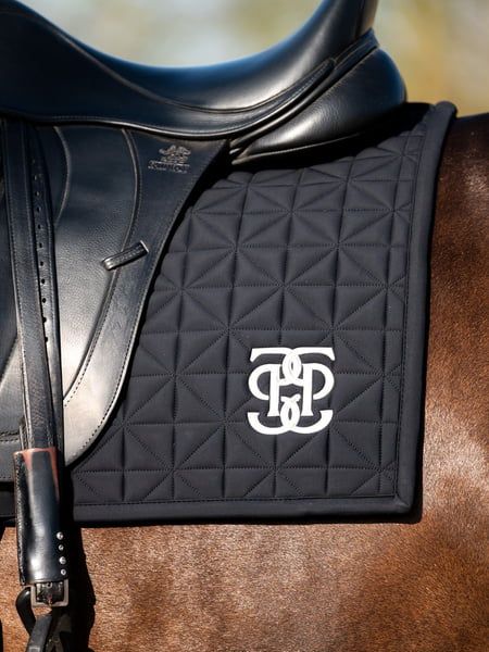 PS OF SWEDEN - Diamond Quilt Dressage Saddle Pad Black