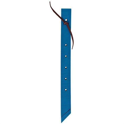 WEAVER - Patterned Tie Strap Hurricane Blue w/Holes, Type: Poly Off Billet 39''