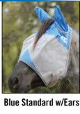CASHEL - Blue Crusader Fly Mask w/Ears, Size: Cob (Small)
