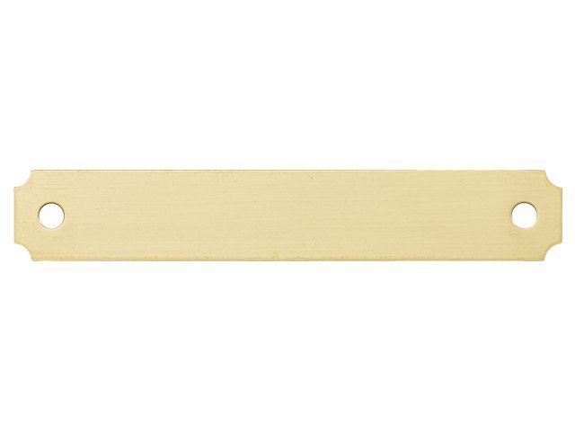 IMARC - Brass Custom Halter Name Plate, Type: Notched, Size: 4.5po