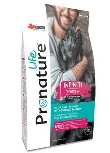 PRONATURE LIFE - INFINITI Berries+ dog formula, with deboned salmon, Format: 2.27kg