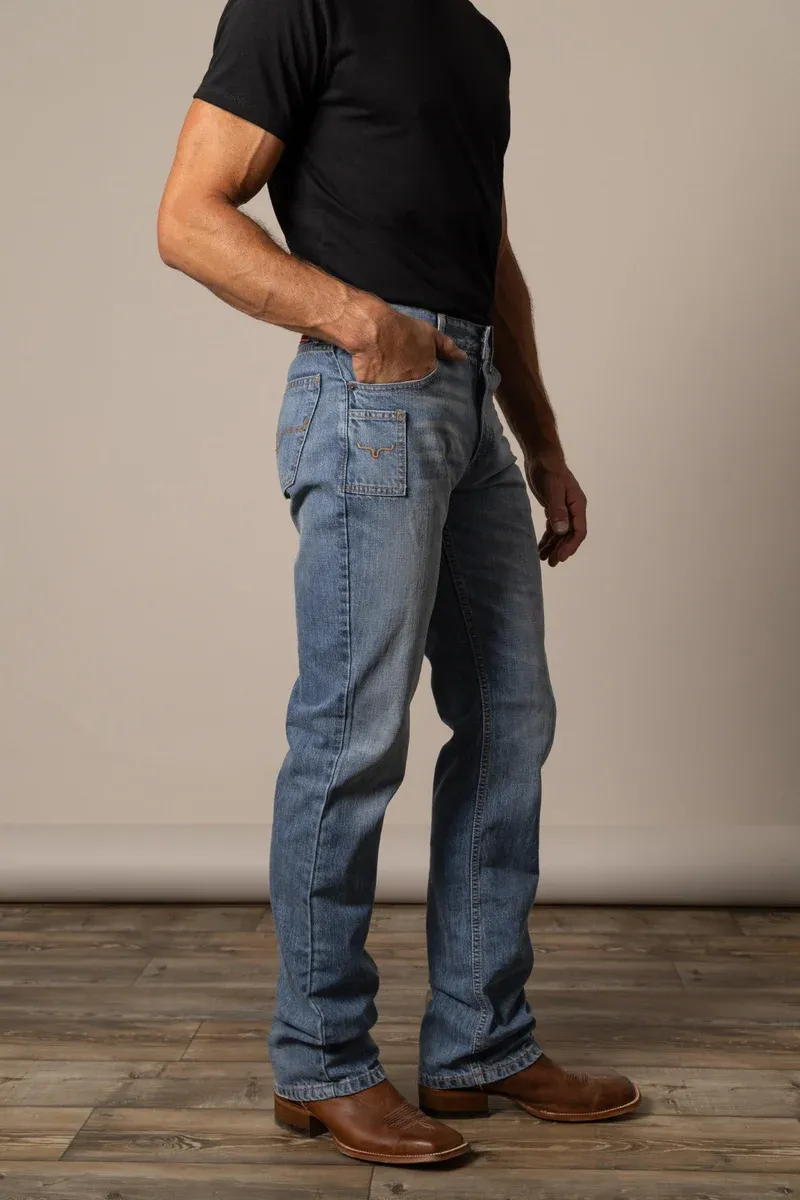 KIMES RANCH - Barney Mid-Rise Bootcut Western Jean