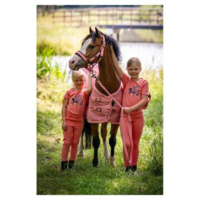 BR EQUESTRIAN - Halter with Lead Rope for Mini Peach Blossom