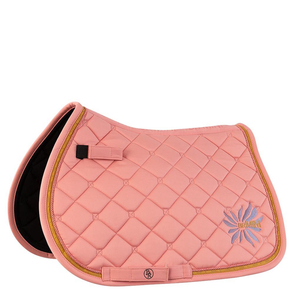 BR EQUESTRIAN - Saddle Pad Small Poney Peach Blossom