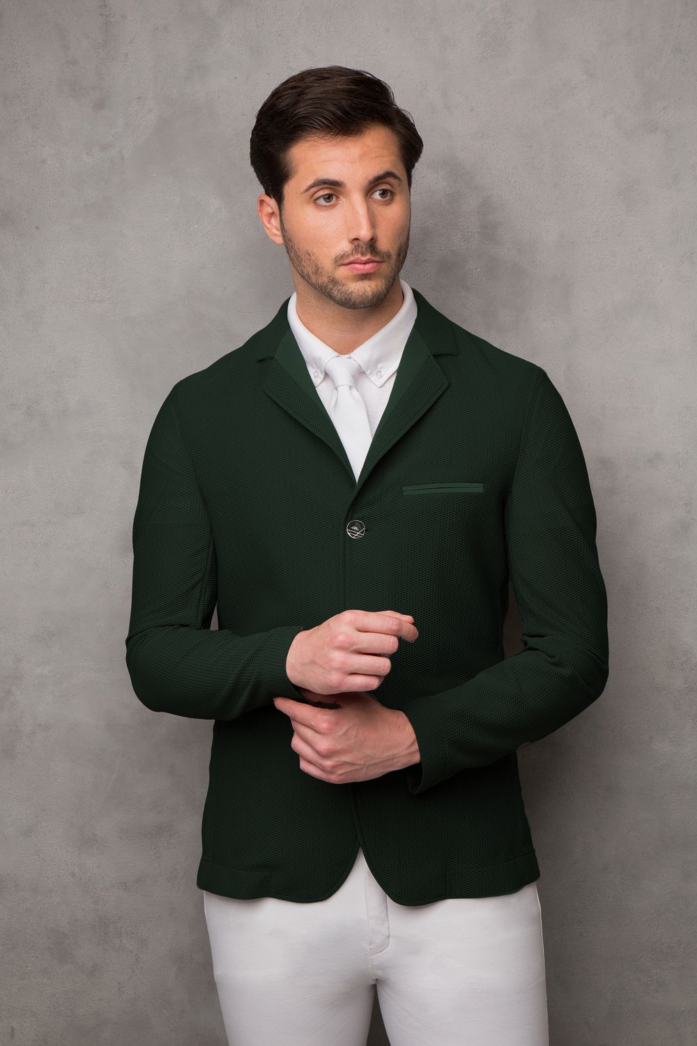 HORSEWARE - AA Motion Lite Men&#39;s Competition Jacket, Color: Hunter Green, Size: XSmall