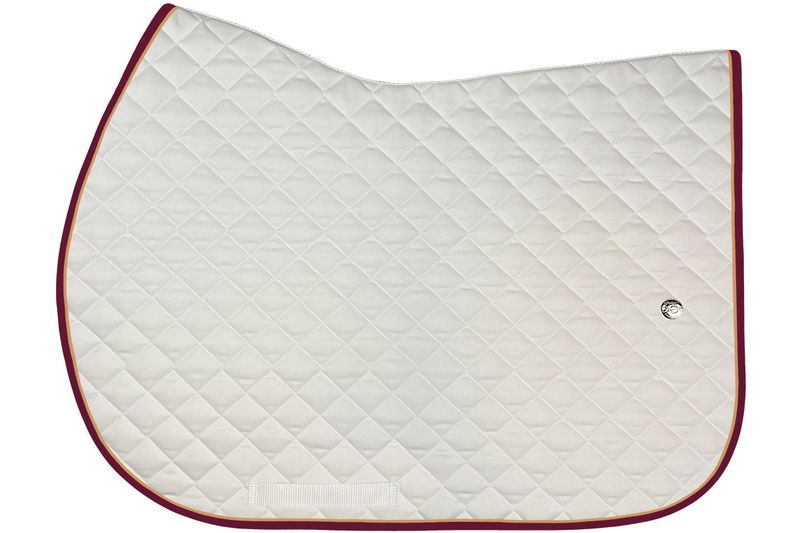 OGILVY EQUESTRIAN - Jumper Profile Pad White/Peach/Rasberry
