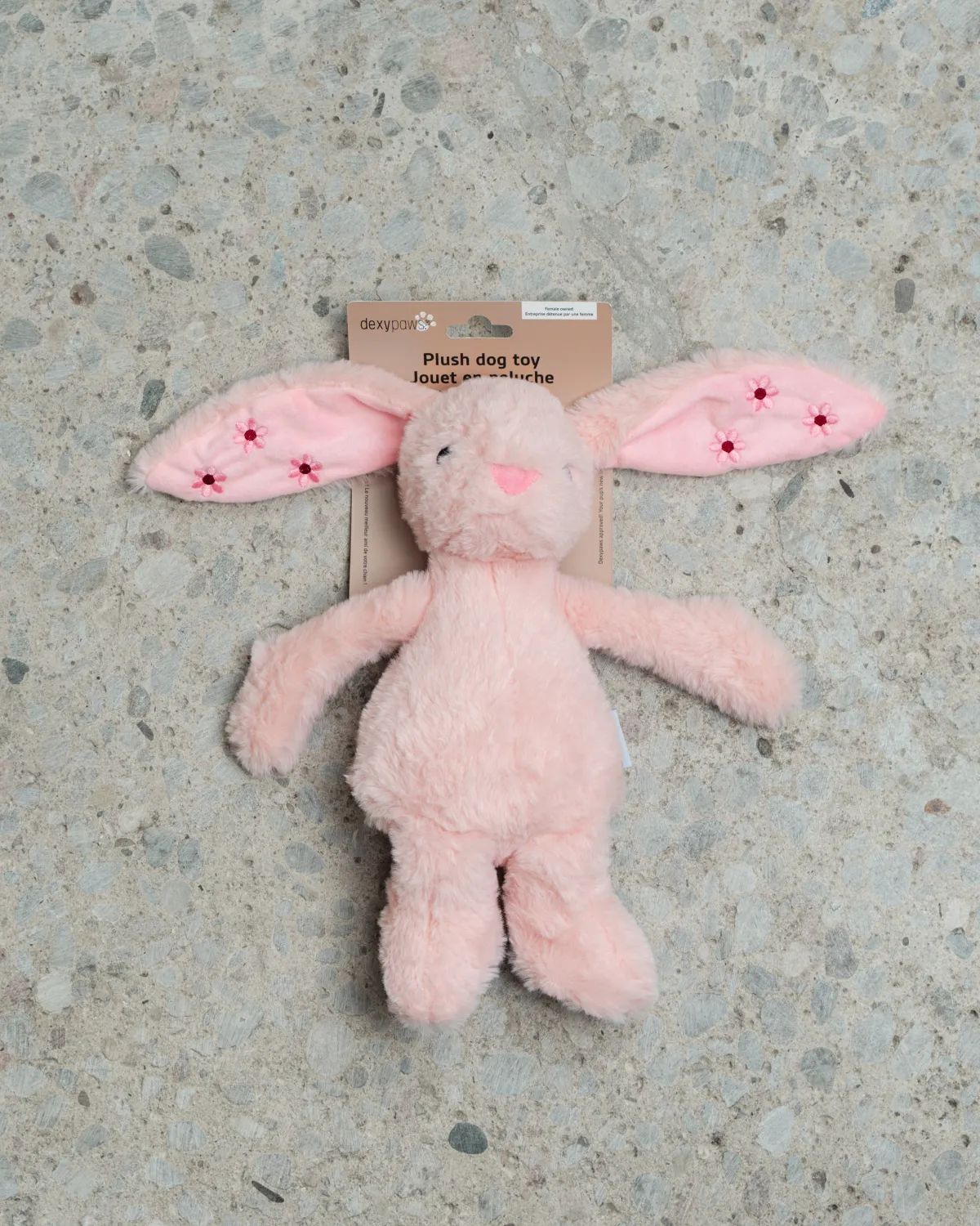 DEXYPAWS - Plush Play Toy Blush Bunny