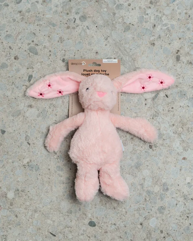 DEXYPAWS - Plush Play Toy Blush Bunny