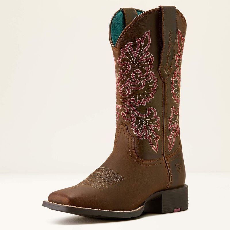 ARIAT - Round Up StretchFit Wide Square Toe Western Boot